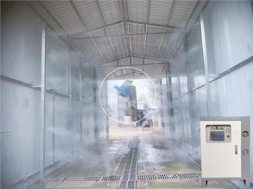 Автоматична система за дезинфекция на превозни средства